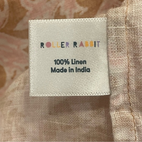 Roller Rabbit Floral Linen Button Down Top Size XS - Picture 7 of 10